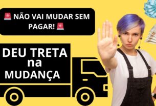 Deu rolo na mudança por conta de dívidas atrasadas