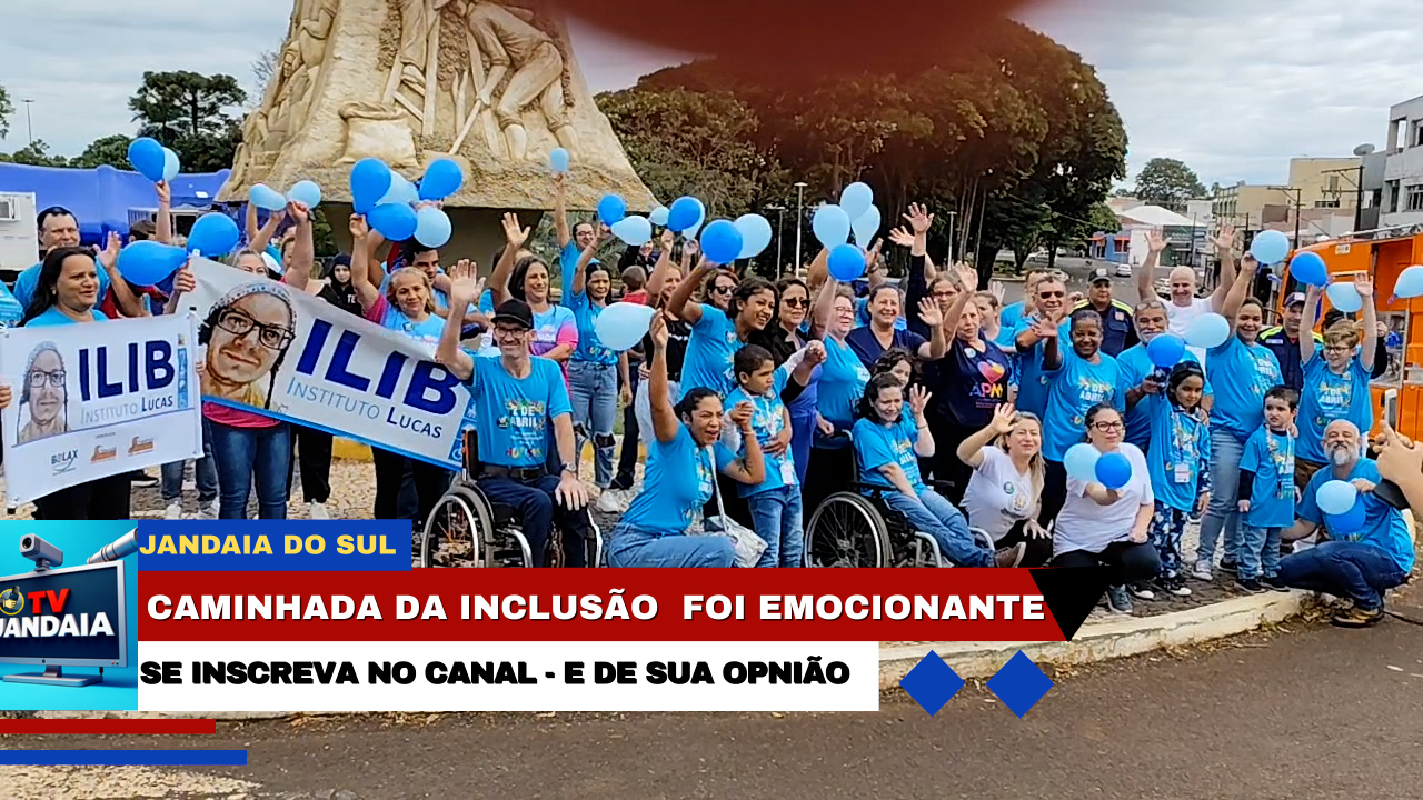 Passeata em Jandaia do Sul reforça a importância da empatia e inclusão no Mês do Autismo