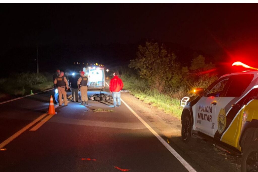 Mulher de 49 anos morre em acidente de moto entre Cambira e o distrito 7 de Maio